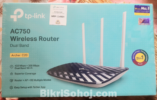 tp-link archer C20 original (1year warranty)